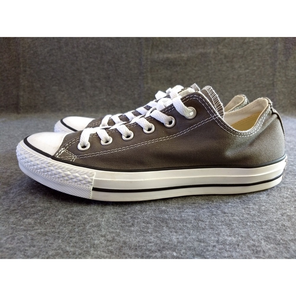 Converse Chuck Taylor All Star Sneakers Low Top Drk Gray Lace Up Unisex M-8/W-10 - Picture 7 of 16